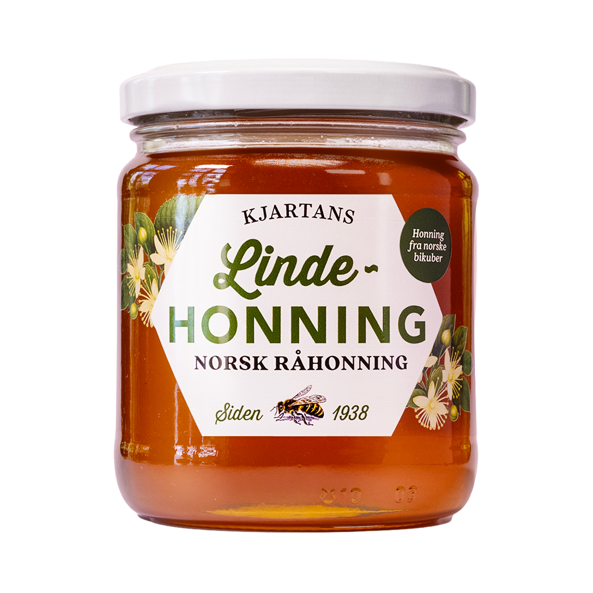 Kjartans flytende Lindehonning 350 gram